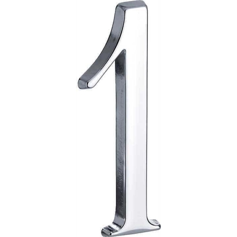 Artitec Mi Satori Huisnummer Roman 120mm-1 glans chroom