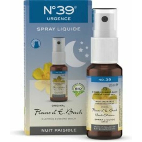 Bach Bloesems Noodgevallen Nr. 39 Liquid Spray Goede Nachtrust | 20 ml