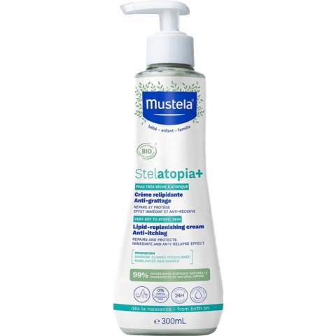 Mustela Stelatopia+ Herlipiderende Crème Anti-jeuk Bio | 300 ml