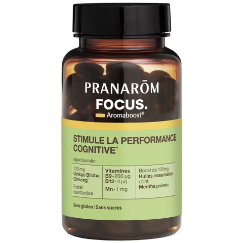 Pranarôm Aromaboost Focus | 60 capsules