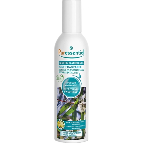 Puressentiel Kamerparfum met Essentiële Oliën Verkwikkende Zachtheid | 90 ml