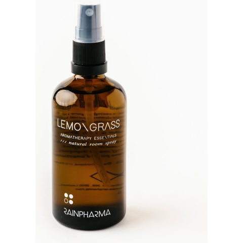 RainPharma Aromatherapy Essentials Natural Room Spray Lemongrass | 100 ml