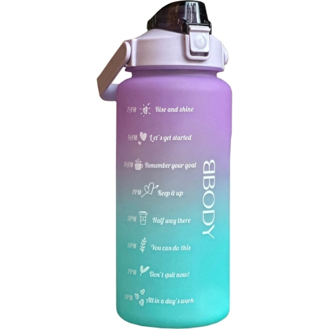 BBODY Motivational Drink Bottle 2 l | 1 stuk