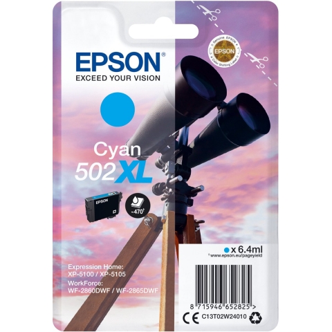 Epson 502XL Cyan Inkt