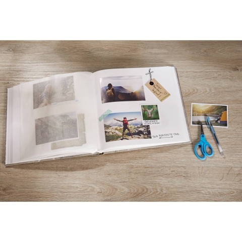 WALTHER DESIGN Walther Fun Lichtgrijs 30x30cm Fotoalbum FA-208-D Inplakalbum
