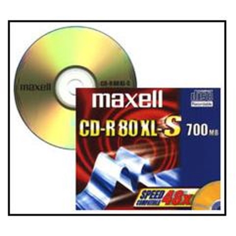 Maxell CD-R 80 700MB 50 Spindle Inkjet Printable