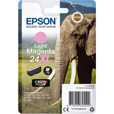 EPSON 24 XL licht magenta inktcartridge