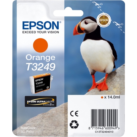 Epson T3249 Inktcartridge oranje 14.0ml