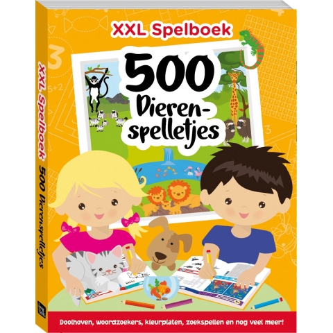 XXL Spelboek - 500 Dierenspelletjes (Hardback)