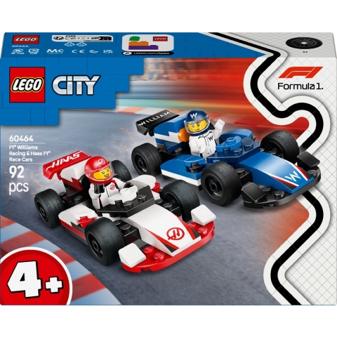 F1 Williams Racing en Haas F1 racewagens