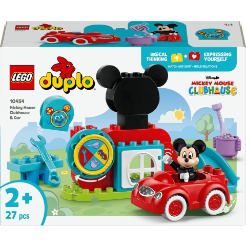 Mickey Mouse clubhuis en auto
