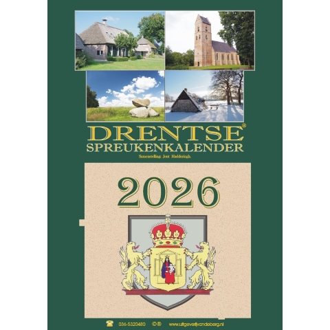 Drentse spreukenkalender 2026 (Kalender)