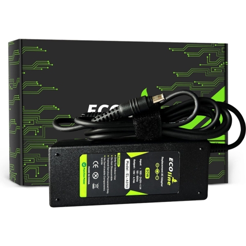 EcoLine - Oplader / AC Adapter - Geschikt voor de Samsung NP-P50 NP-P60 NP-M70 Pro R510 R530 R540 R580 RV511 - 19V 4.74A 90W