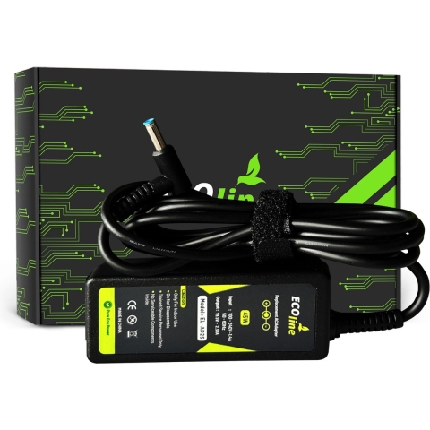 EcoLine - Oplader / AC Adapter - Geschikt voor de HP 250 G2 G3 G4 G5 255 G2 G3 G4 G5, HP ProBook 450 G3 G4 650 G2 G3 - 19.5V 2.31A 45W