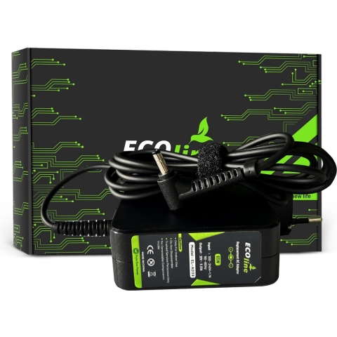 EcoLine - Oplader / AC Adapter - Geschikt voor de Lenovo IdeaPad 3, IdeaPad 5, 320-15 510-15 S145-14 S145-15 S340-14 S540-14 - 20V 3.25A 65W