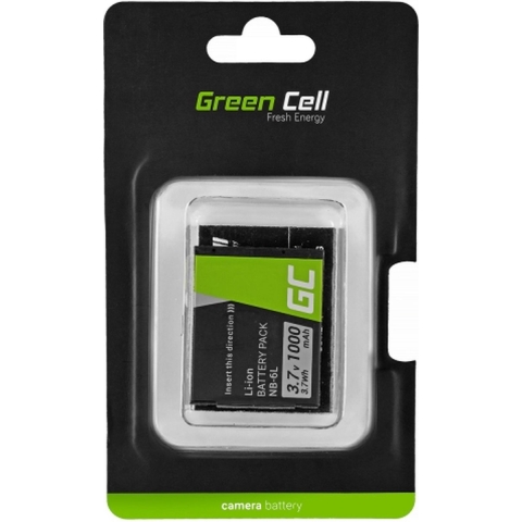 Batterij NB-6L/6LH Canon PowerShot SX510 HS, SX520 HS, SX530 HS, SX600 HS, SX700 HS, D30, S90, S120 3.7V 1000mAh