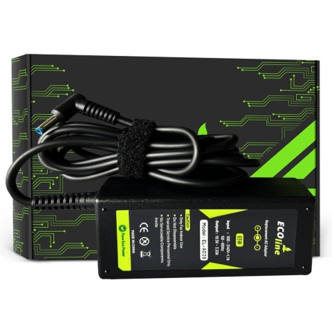 EcoLine - Oplader / AC Adapter - Geschikt voor de HP 250 G2 G3 G4 G5 15-R 15-R100NW 15-R101NW 15-R104NW 15-R233NW - 19.5V 3.33A 65W