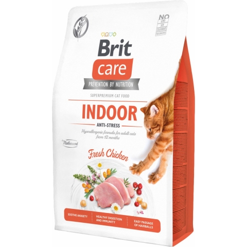 Brit Care Cat Grainfree Adult Indoor Anti-Stress Fresh Chicken 2 kg