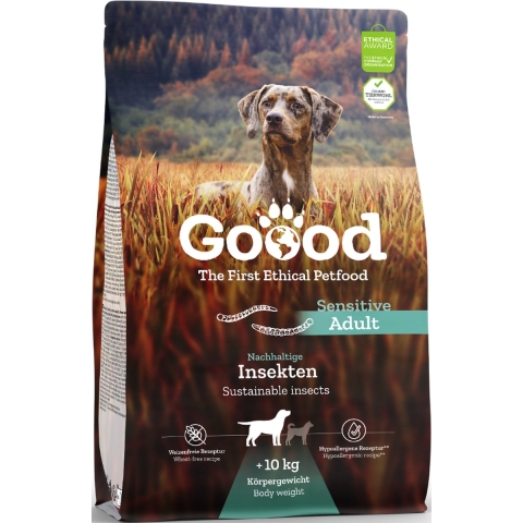 Goood hondenvoer Adult Duurzame Insecten 1,8 kg
