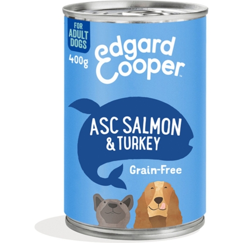 Edgard&Cooper natvoer Salmon&Turkey 6 x 400 gram