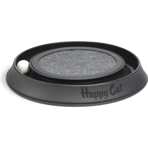 Beeztees plastic kattenspeeltje Happy Cat Antraciet