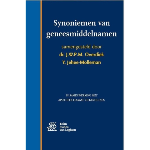 Synoniemen van geneesmiddelnamen (Paperback)
