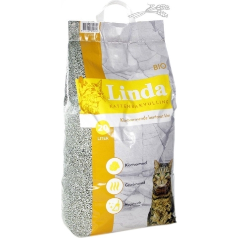 Linda kattenbakvulling klompvormend Bio Bentoniet 20L