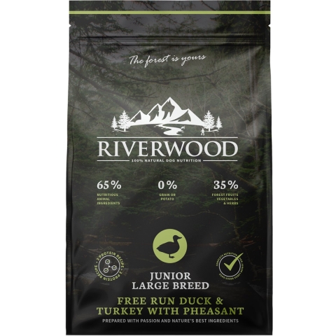 Riverwood Junior Large Breed Turkey&Duck with Pheasant 2 kg