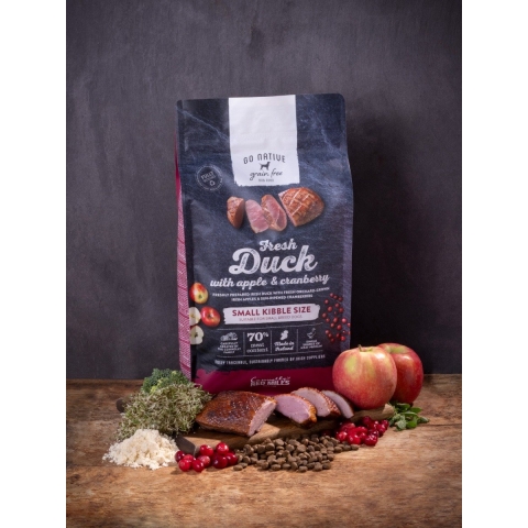 Go Native Grain Free Small Breed Dog Duck with Apple&Cranberry 1,5 kg