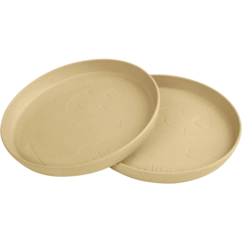 Sebra Mums OntbijtbordØ19 Set Van 2 Wheat Yellow