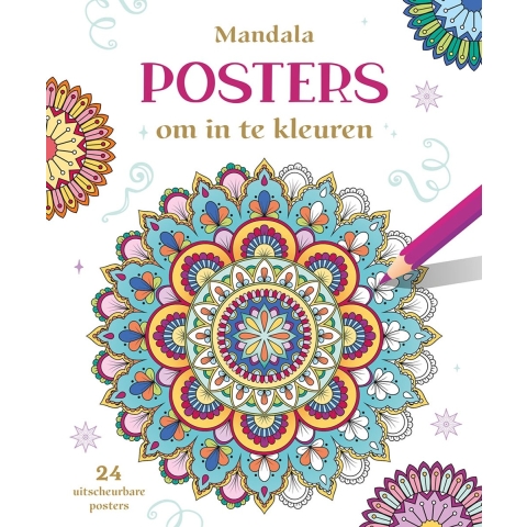 Mandala posters om in te kleuren (Paperback)