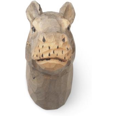 Ferm Living Animal Hand-carved Haak Nijlpaard