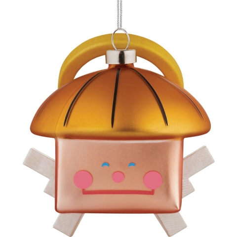 Alessi Quadrangelo Roodtbal Ornament