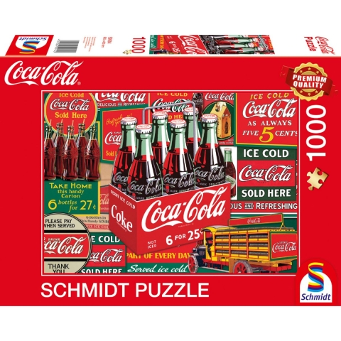 Coca Cola Klassieker, 1000 stukjes - Puzzel