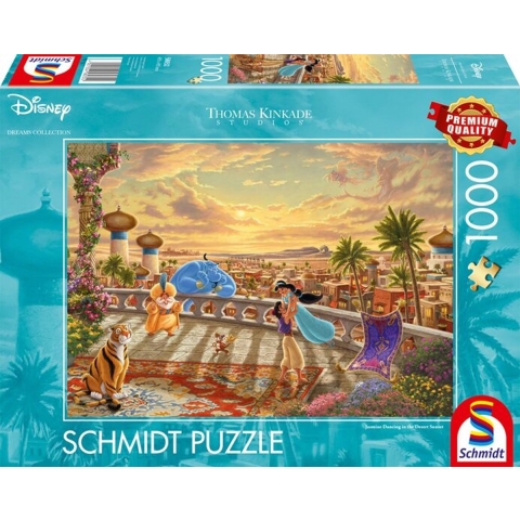 Disney, Jasmine dancing in the desert, 1000 stukjes - Puzzel
