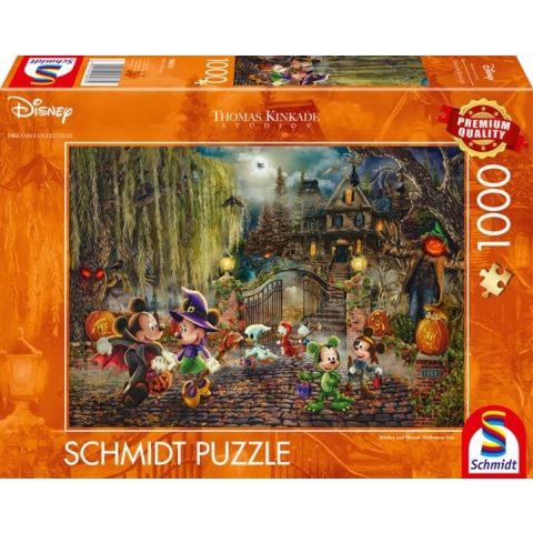 Disney, Mickey&Minnie halloween fun, 1000 stukjes - Puzzel