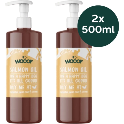WOOOF Wild Norwegian Zalmolie - vloeibaar