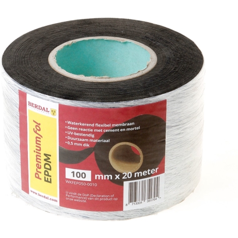 Premiumfol EPDM Waterkerende strook 10cm x 20m x 0,5mm - WKFEP050-0010
