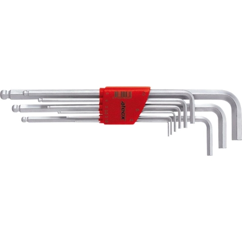 4tecx Inbusset 1,5-10Mm 9Dlg Lang Kogel