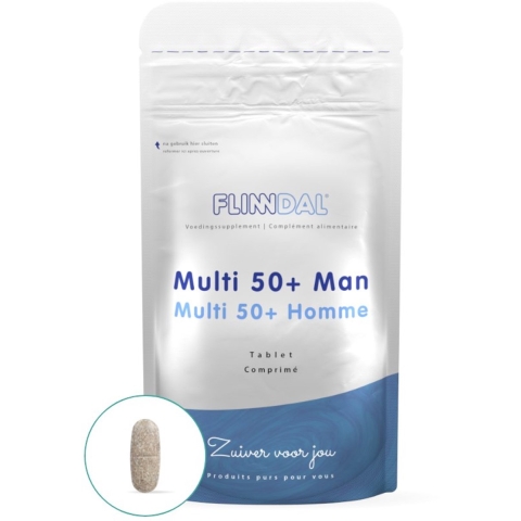 Multi 50+ Man 90 tabletten - 90 Tabletten - Flinndal