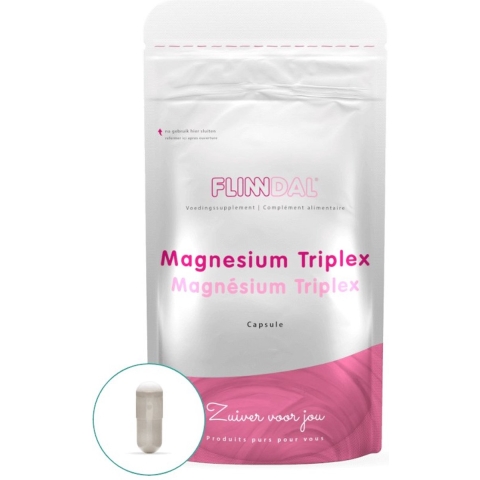 Magnesium Triplex 90 capsules - 90 Capsules - Flinndal