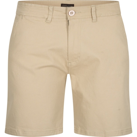 Cappuccino Italia - Heren Shorts Chino Short Sand - Beige - Maat M