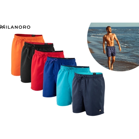 Milanoro - Lichte, comfortabele zwemshort - Oranje - M