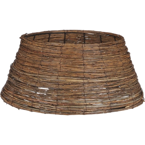 House of Seasons Kerstboommand - H21 xØ50 cm - Wilgentakken - Bruin