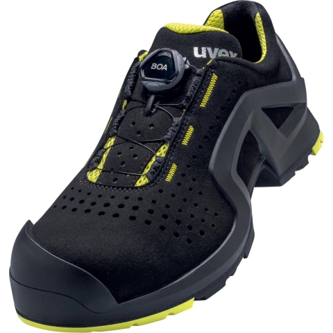 uvex 6568 6568244 Lage veiligheidsschoenen S1P Schoenmaat (EU): 44 Zwart/geel 1 paar