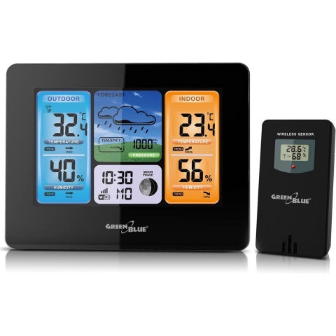 GreenBlue GB522 Draadloos Weerstation Externe sensor met LCD-scherm