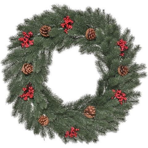 HOMCOM Kerstkrans met sieraden 830-372