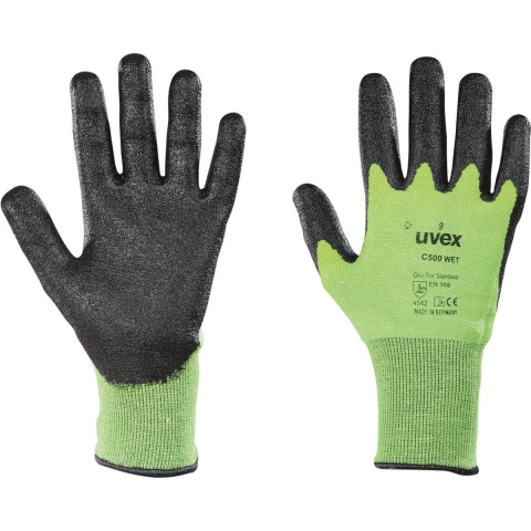 uvex C500 wet 6049210 Snijbeschermingshandschoen Maat (handschoen): 10 EN 388-4121 1 paar