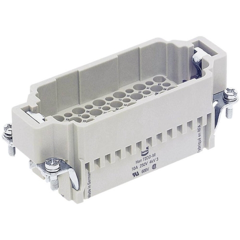 Harting 09160723001 Pin-inzetstuk Han® DD 72 + PE Crimpen 1 stuk(s)