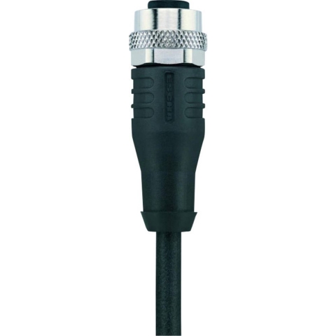 Escha 8046229 Sensor/actuator connector, geassembleerd M12 Aantal polen (sensoren): 4 Bus, recht 2.00 m 1 stuk(s)